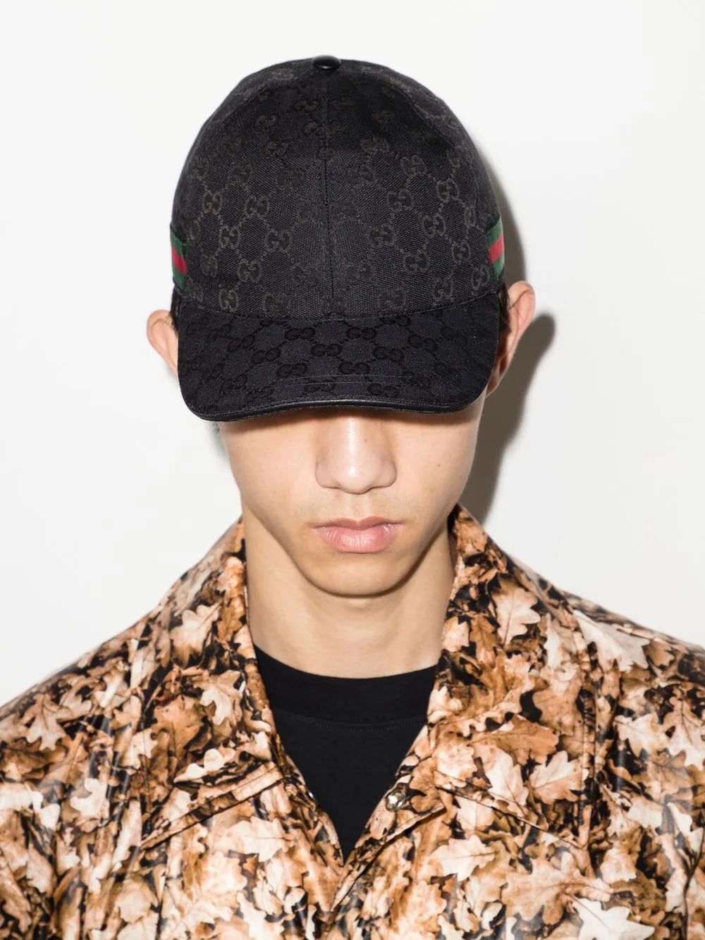 Casquette Original GG toile bande Web noir